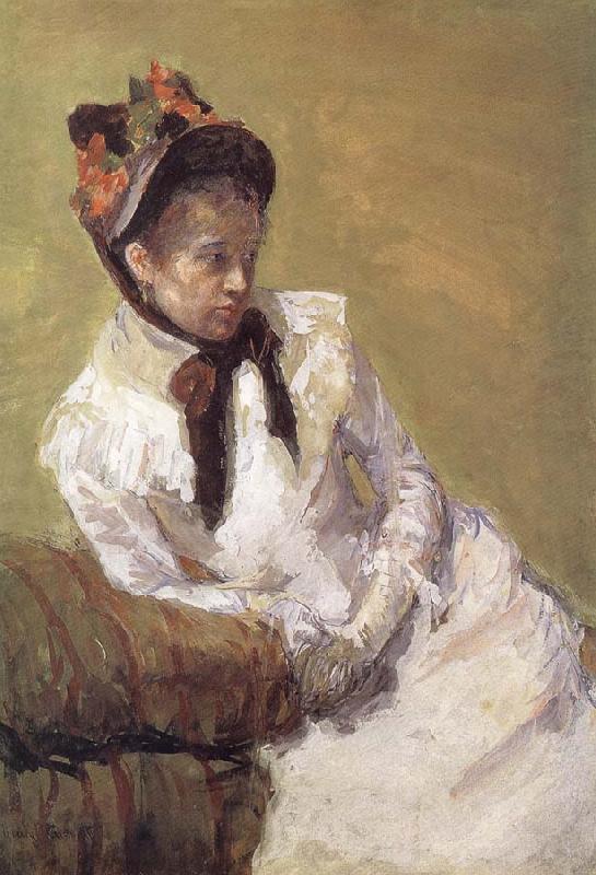 Mary Cassatt Portrait of artist oil painting picture